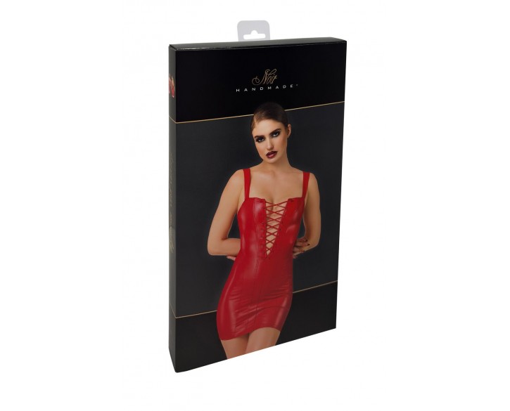 Сукня Noir Handmade F364 Bombshell Lace-Up Mini Dress Red M
