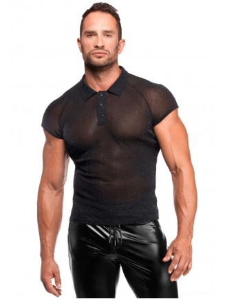 Чоловіче поло Noir Handmade H082 Onyx veil polo XL