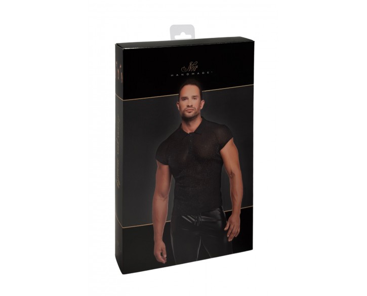 Чоловіче поло Noir Handmade H082 Onyx veil polo XL