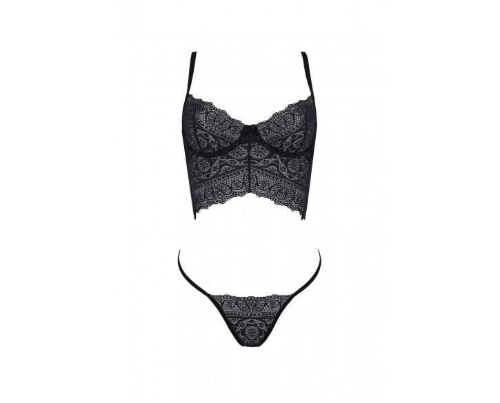 Комплект Passion KERRIA SET black S/M - ECO Passion