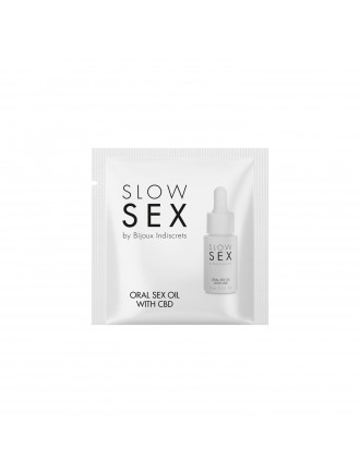 Пробник Bijoux Indiscrets Sachette Oral CBD - SLOW SEX