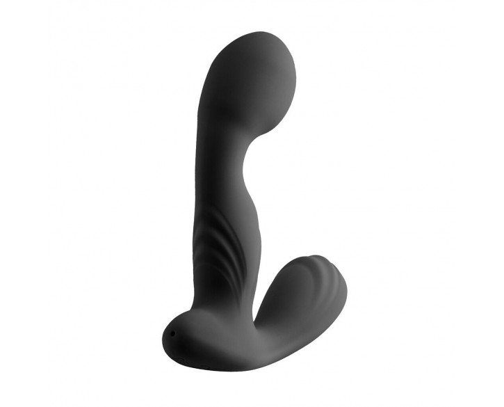 Вібромасажер простати S Pleasures Premium FUZZY, чорний, з рельєфом, 10 режимів вібрації, нагрів