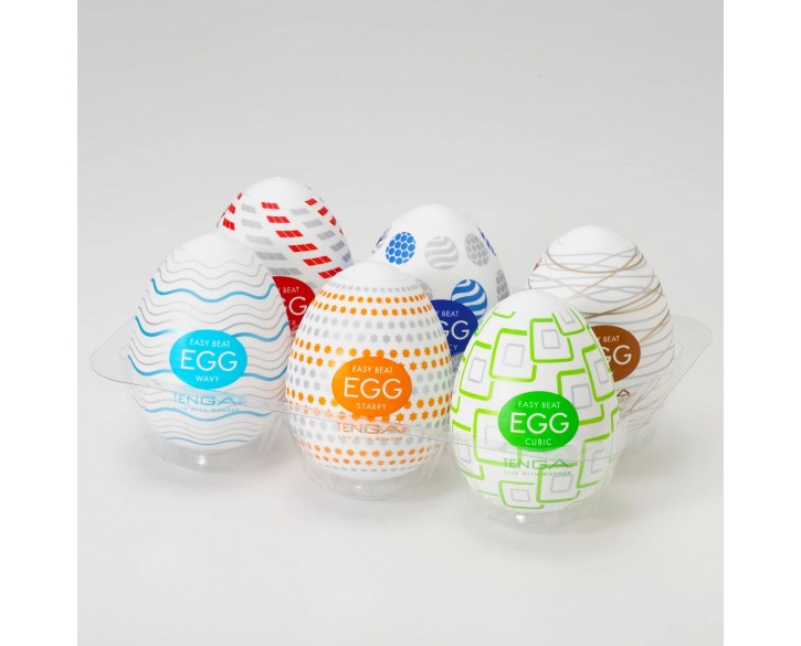 Набір мастурбаторів-яєць Tenga Egg Variety Pack - Standard (6 шт)