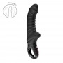Вібратор для точки G Fun Factory TIGER Black, ребристий, підходить для анальної стимуляції