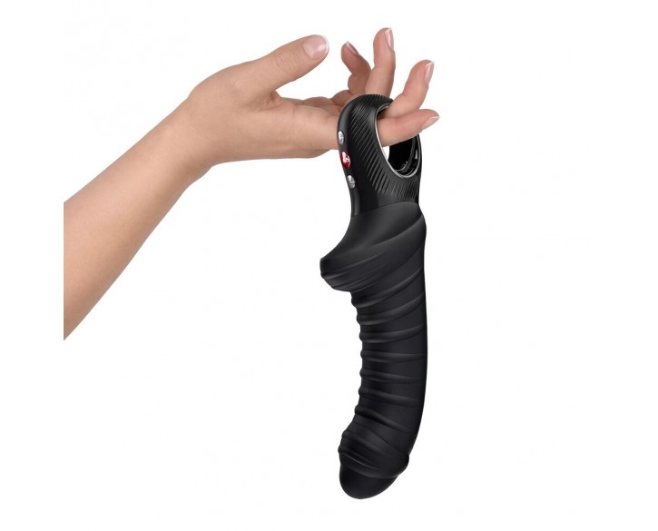 Вібратор для точки G Fun Factory TIGER Black, ребристий, підходить для анальної стимуляції