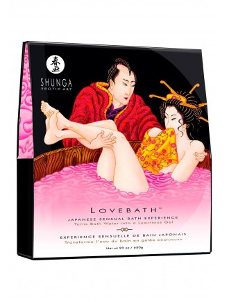 Гель для ванни Shunga LOVEBATH – Dragon Fruit 650 г, робить воду ароматним желе зі SPA ефектом