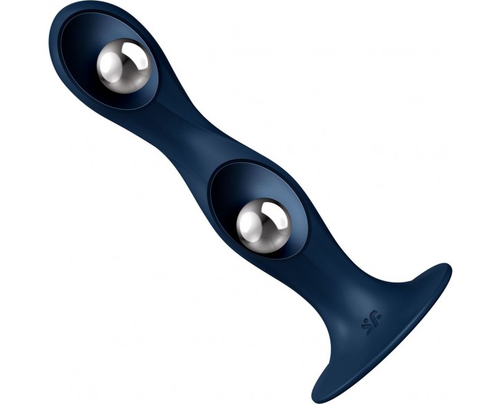 Дилдо Satisfyer Double Ball-R Dark Blue