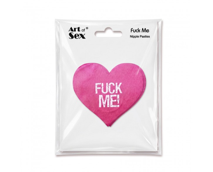 Пестис-сердечка Art of Sex - Fuck me, рожевий