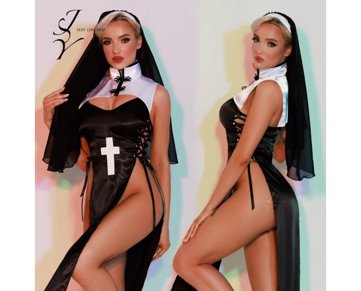 Еротичний костюм черниці JSY 5950 One Size