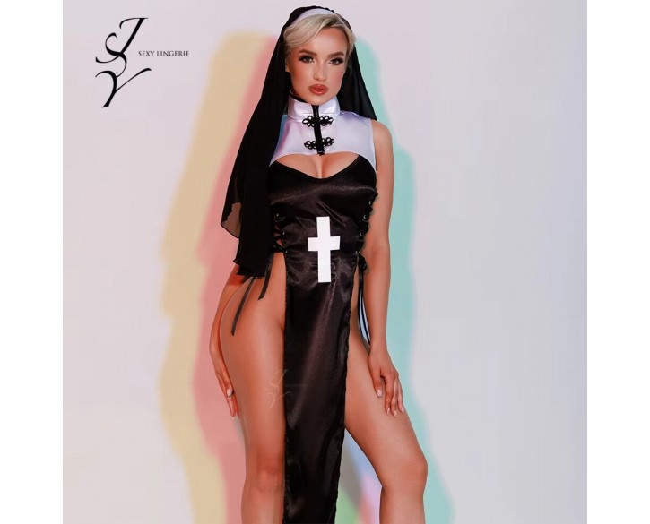 Еротичний костюм черниці JSY 5950 One Size