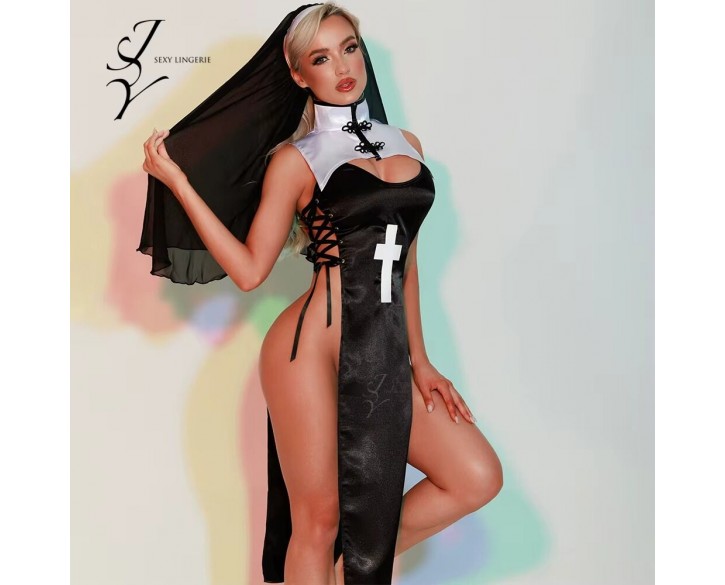 Еротичний костюм черниці JSY 5950 One Size