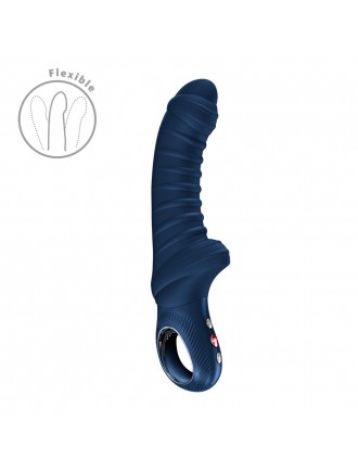 Вібратор для точки G Fun Factory TIGER Nightblue, ребристий, підходить для анальної стимуляції