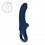 Вібратор для точки G Fun Factory TIGER Nightblue, ребристий, підходить для анальної стимуляції