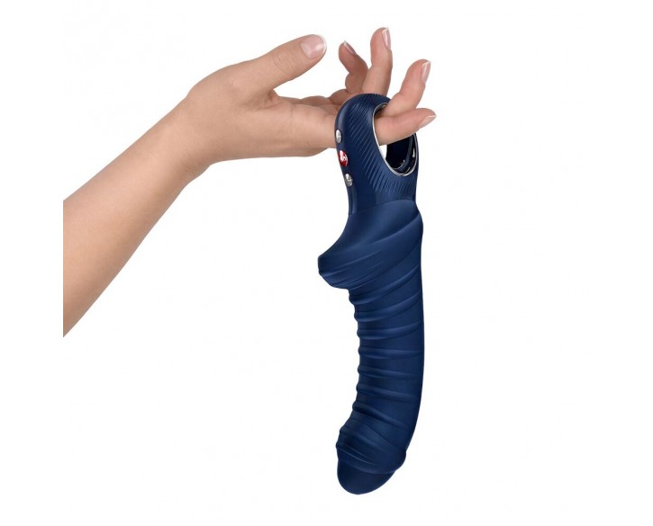 Вібратор для точки G Fun Factory TIGER Nightblue, ребристий, підходить для анальної стимуляції