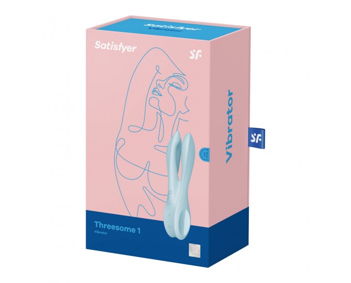 Кліторальний вібратор Satisfyer Threesome 1 Light Blue