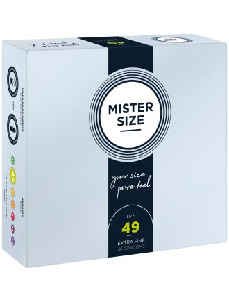 Презервативи Mister Size - pure feel - 49 (36 condoms), товщина 0,05 мм