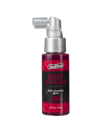 Спрей для мінету Doc Johnson GoodHead DeepThroat Spray - Wild Cherry 59 мл для глибокого мінету