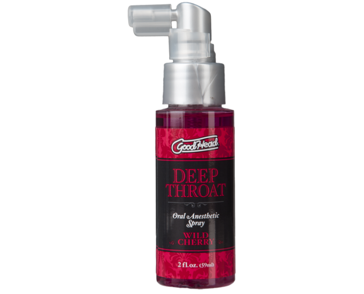 Спрей для мінету Doc Johnson GoodHead DeepThroat Spray - Wild Cherry 59 мл для глибокого мінету