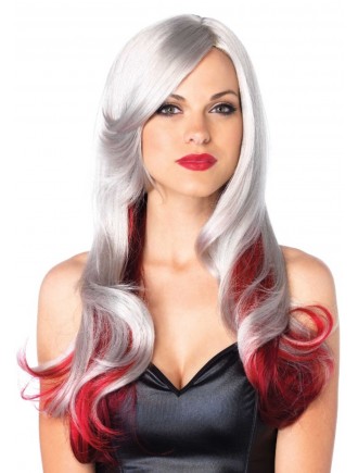 Leg Avenue Allure Multi Color Wig Grey/Red