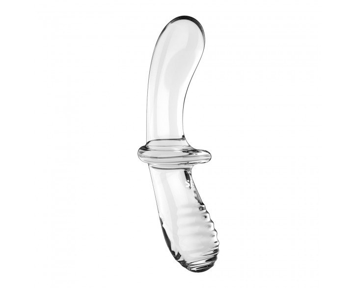 Скляний дилдо Satisfyer Double Crystal (Transparent)