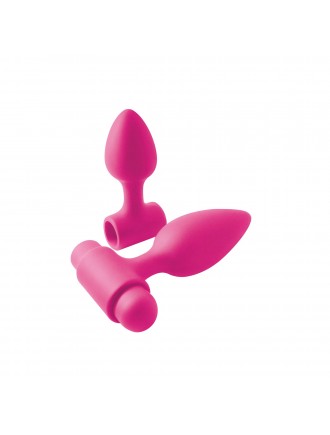 Анальна пробка з вібрацією NS Novelties INYA - Vibe-O-Spades -Pink