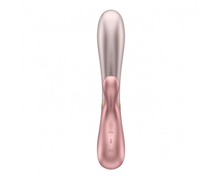 Смарт вібратор-кролик із підігрівом Satisfyer Hot Lover Pink