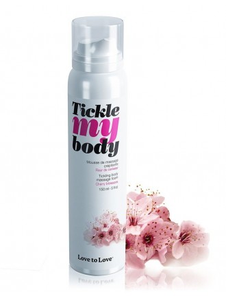 Масажна піна Love To Love TICKLE MY BODY Cherry Blossom (150 мл) зволожувальна