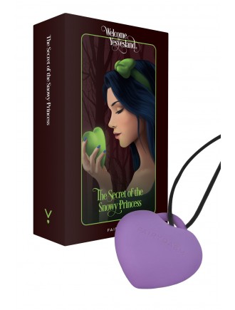 Мінівібратор «Сердечко» FairyGasm PleasureStone violet, 9 режимів, на шнурку