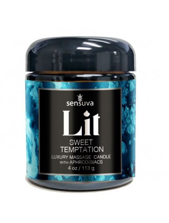 Масажна свічка Sensuva Lit Sweet Temptation Massage Candle 113г
