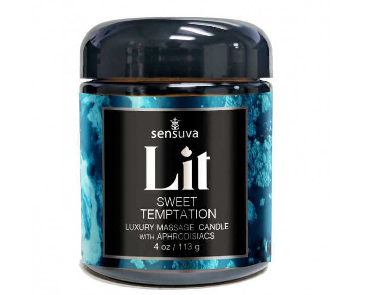 Масажна свічка Sensuva Lit Sweet Temptation Massage Candle 113г
