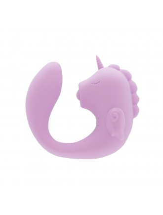 Вібратор-єдиноріжка Unihorn – C Horse – Marina Lilac, вагінально-кліторальна стимуляція, 2 мотори по 10 режимів