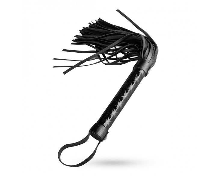 Батіг-флогер Whipped - Beat It Flogger - Black, екошкіра