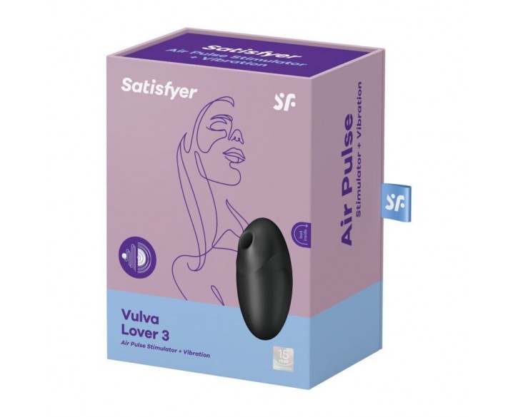 Вакуумний стимулятор Satisfyer Vulva Lover 3 Black