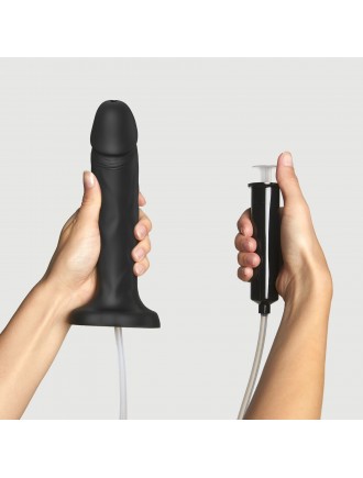 Фалоімітатор, що кінчає Strap-On-Me SQUIRTING CUM DILDO REALISTIC Black XL