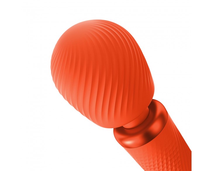 Вібромасажер Fun Factory VIM Vibrating Wand sunrise orange, суперпотужний та легкий, до 6 годин роботи