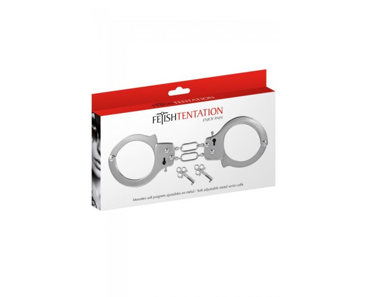 Наручники Fetish Tentation Soft adjustable metal wrist cuffs