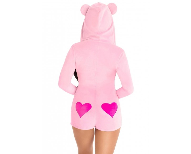 Комбінезон «Солодкий ведмедик» Leg Avenue Sweetheart Bear Velvet Romper S