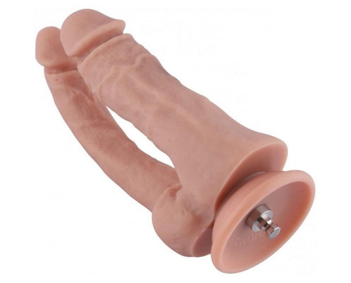 Подвійний фалоімітатор Hismith 9.8" Double Penetrator Silicone Dildo