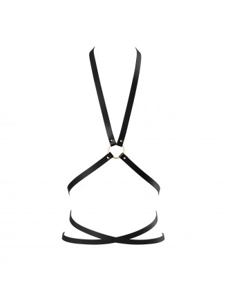 Портупея з екошкіри Bijoux Indiscrets Maze – Multi-Way Body Harness Black