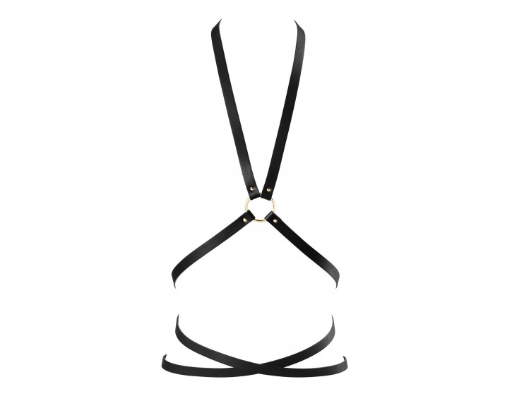 Портупея з екошкіри Bijoux Indiscrets Maze – Multi-Way Body Harness Black