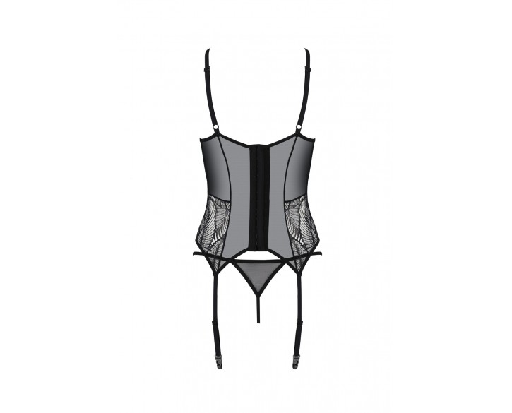 Корсет Passion LEAFA CORSET black L/XL - ECO Passion