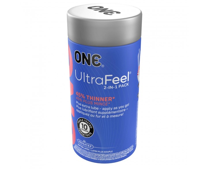 Презервативи ONE Ultra Feel 10 шт, подарункова упаковка тюб