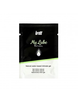Пробник лубриканта на водній основі Intt My Lube Natural, 2 мл