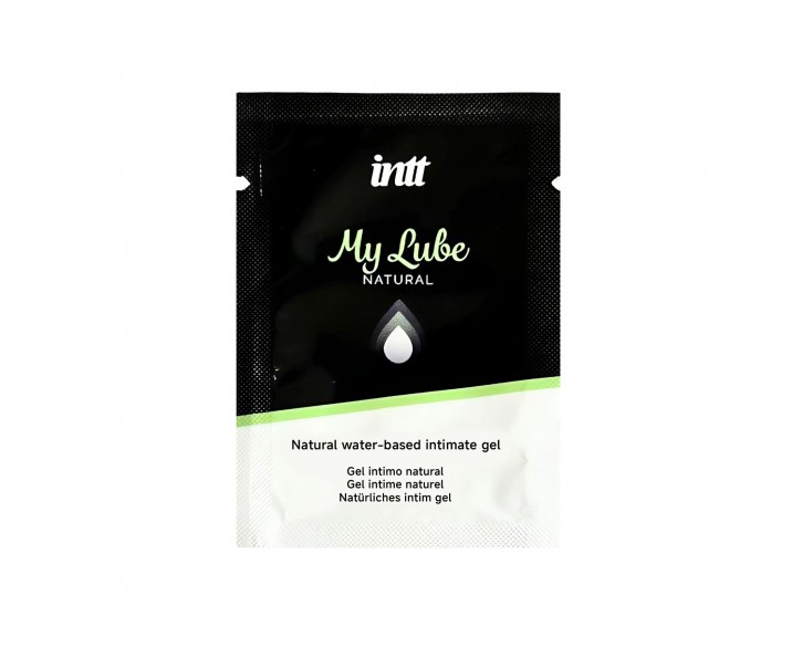 Пробник лубриканта на водній основі Intt My Lube Natural, 2 мл