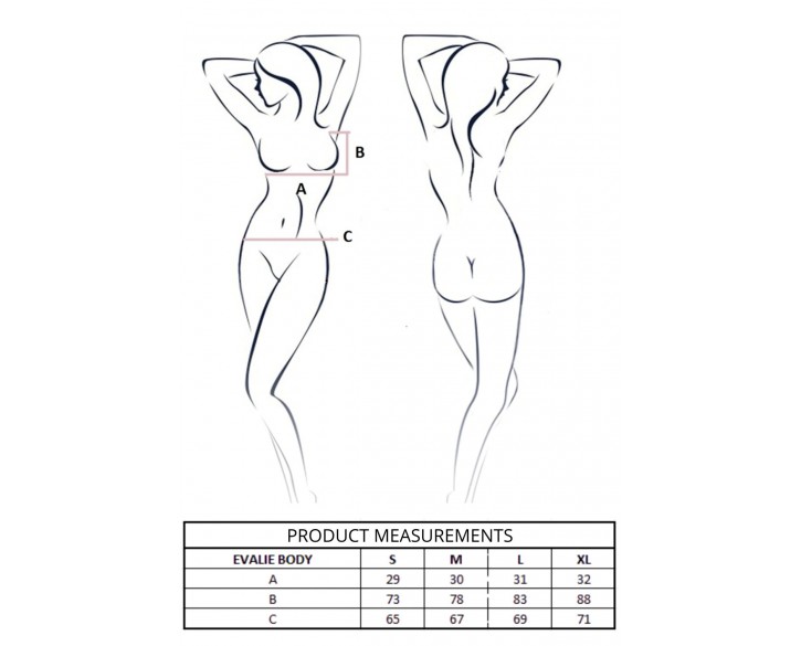 Боді Passion EVALIE BODY white S