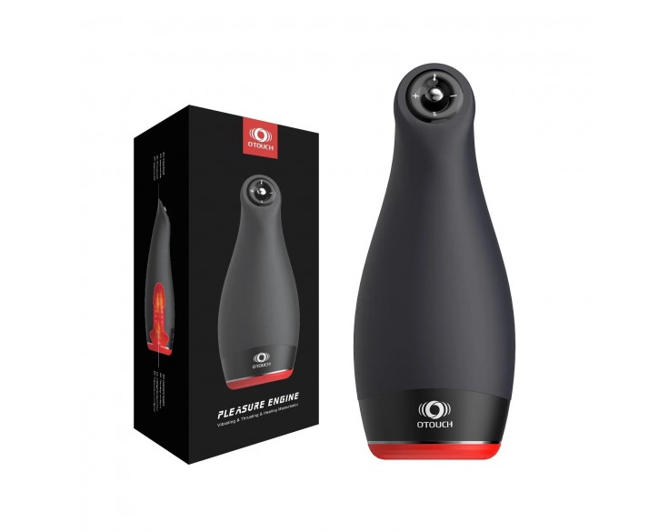 Мастурбатор Otouch Pleasure Engine, 7 режимів вібрації, 5 режимів фрикцій, підігрів, джойстик