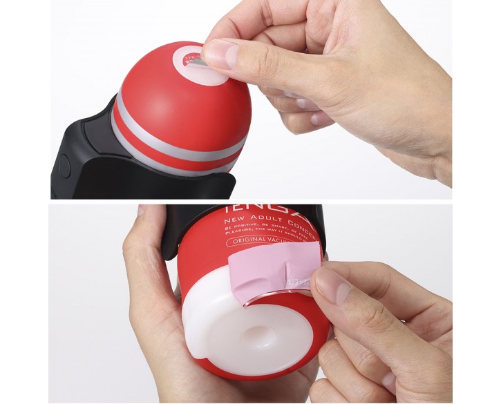 Вібронасадка Tenga CUP VIBRATOR, 7 режимів, 1 мастурбатори в комплекті