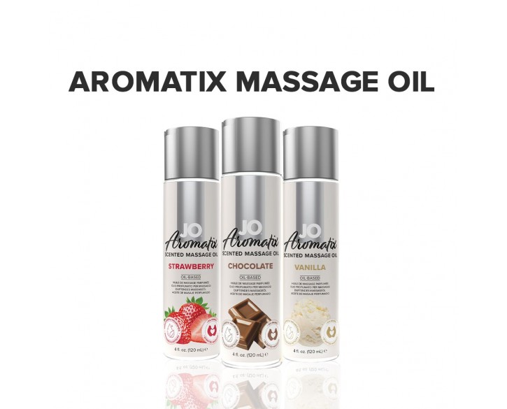 Натуральна масажна олія System JO Aromatix — Massage Oil — Chocolate 120 мл