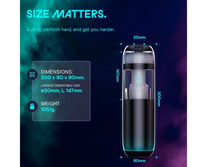 Смарт-мастурбатор Kaotik Labs The Cocoon, режим edging, пульсації, підігрів до 42 °C
