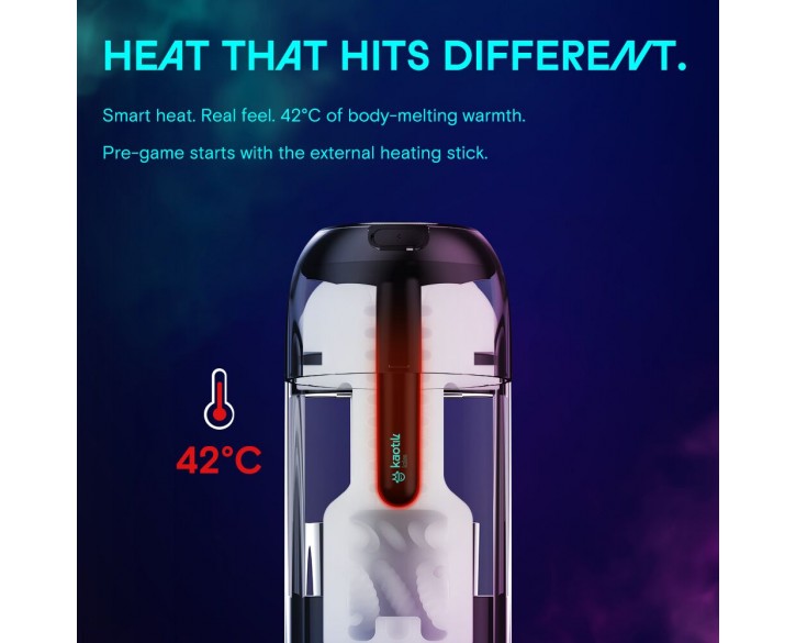 Смарт-мастурбатор Kaotik Labs The Cocoon, режим edging, пульсації, підігрів до 42 °C